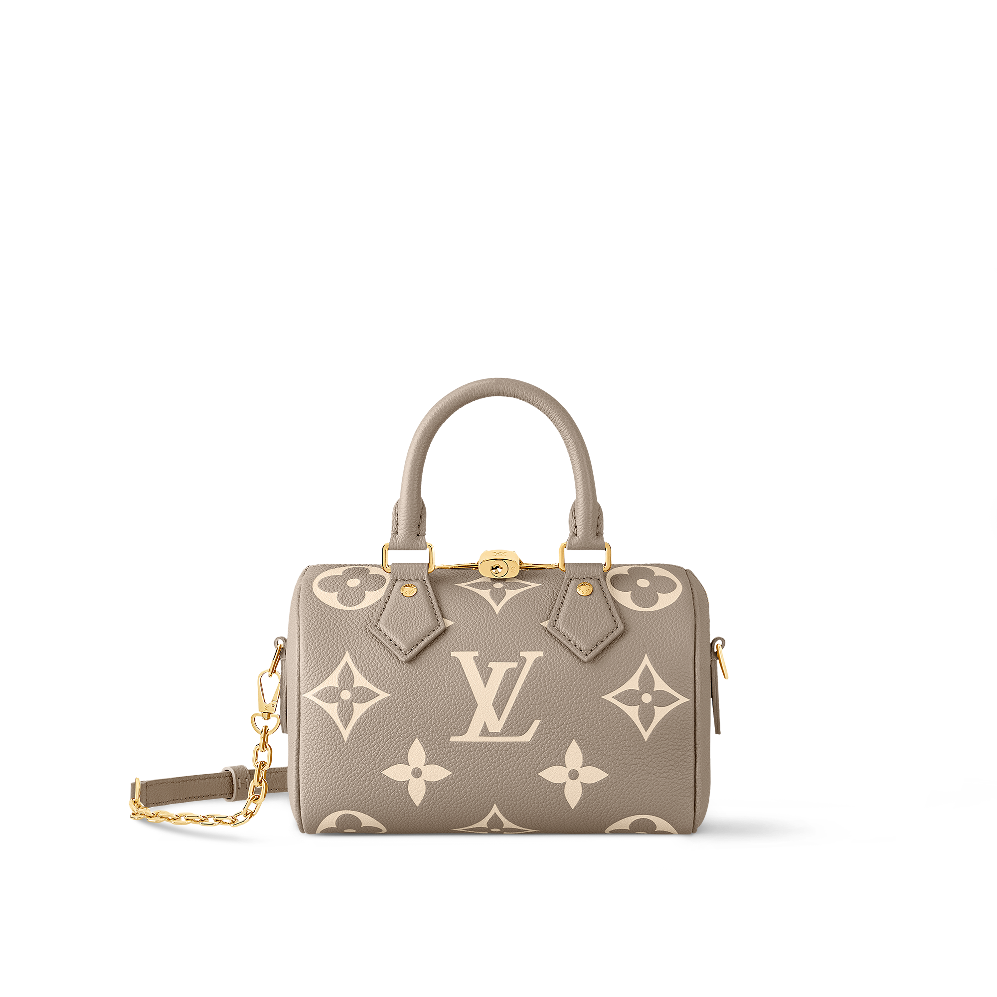 Speedy Bandoulière 20 Bag - Luxury Other Monogram Canvas Beige 